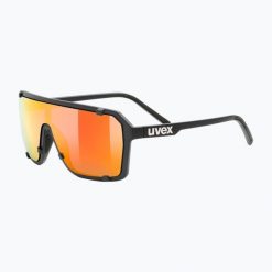Okulary przeciwsłoneczne UVEX Esntl Epic. Czarne okulary przeciwsłoneczne męskie Uvex, bez wzorów, sportowe. Za 369.99 zł.