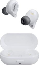 Słuchawki Boya BY-AP1-White. Białe słuchawki bluetooth Boya. Za 177.23 zł.