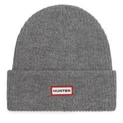 Czapka Hunter. Szare czapki męskie Hunter, na zimę, bez wzorów. Za 59.99 zł.