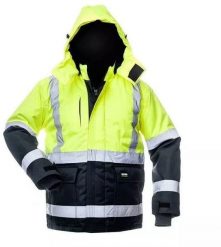 Kurtka męska CIRIUS JACKET CANVAS HI-VIS WJ-8946 YEL/BLU L. Brązowe kurtki męskie CIRIUS, l, bez wzorów, bez ramiączek, bez kaptura. Za 204.22 zł.
