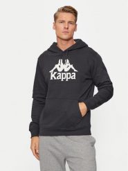 Kappa Bluza Malmo 3 Auth Kontemporary 341M43W Czarny Regular Fit. Czarne bluzy nierozpinane męskie Kappa, l, bez wzorów, z bawełny, bez ramiączek, bez kaptura. Za 189.99 zł.