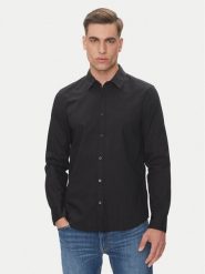 Mustang Koszula Canton 1016238 Czarny Slim Fit. Czarne koszule męskie Mustang, m, bez wzorów, z bawełny, bez kołnierzyka, bez ramiączek. Za 129.99 zł.