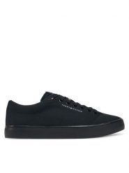 Tommy Hilfiger Tenisówki Hi Vulc Low Core Canvas FM0FM05396 Czarny. Czarne trampki męskie Tommy Hilfiger, bez wzorów, z materiału, bez zapięcia. Za 179.99 zł.