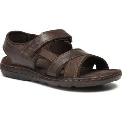 Sandały LASOCKI FOR MEN - MI18-BOOGIE-01 Chocolate Brown. Brązowe sandały męskie Lasocki For Men, z materiału, bez zapięcia. Za 119.99 zł.