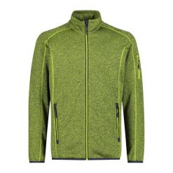 Bluza męska turystyczna CMP 30H5887. Zielone bluzy nierozpinane męskie CMP, m, bez wzorów, sportowe, bez ramiączek, bez kaptura. W wyprzedaży za 188.99 zł.