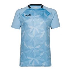 Koszulka piłkarska męska Capelli Pitch Star Goalkeeper. Niebieskie t-shirty sportowe męskie CAPELLI SPORT, m, bez wzorów, retro, bez ramiączek. Za 119.99 zł.