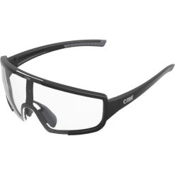 CRNK Hawkeye okulary przeciwsłoneczne czarne z wymiennymi soczewkami. Czarne okulary przeciwsłoneczne męskie CRNK, bez wzorów, sportowe. Za 400.95 zł.