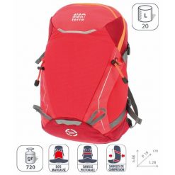 Plecak Elementerre talca 20 l. Czerwone plecaki męskie Elementerre, bez wzorów. Za 265.50 zł.