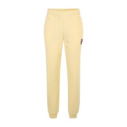 Spodnie męskie FILA Lincoln Track. Żółte spodnie na co dzień męskie Fila, bez wzorów, z dresówki, casualowe. Za 189.99 zł.