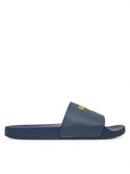 Guess Klapki F5GZ05 BB00F Granatowy. Niebieskie klapki i japonki męskie Guess, z aplikacjami, z tworzywa sztucznego. Za 109.99 zł.