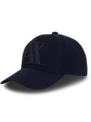 Armani Exchange Czapka z daszkiem 954079 CC518 37735 Granatowy. Niebieskie czapki męskie Armani Exchange, bez wzorów, z materiału. Za 169.99 zł.