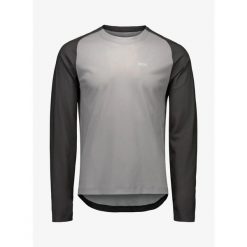 Bluza rowerowa męska POC Motion Air L/S Jersey. Szare bluzy nierozpinane męskie POC, l, bez wzorów, z jersey, bez ramiączek, bez kaptura. Za 295.99 zł.