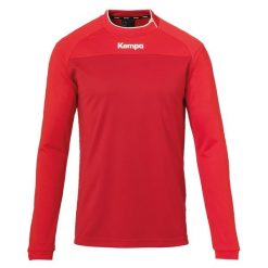 Bluza Kempa Prime. Czerwone bluzy nierozpinane męskie Kempa, bez wzorów, sportowe, bez ramiączek, bez kaptura. Za 161.50 zł.