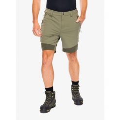 Spodenki turystyczne męskie Rab Torque Mountain Shorts. Zielone szorty sportowe męskie RAB, bez wzorów, sportowe. Za 272.99 zł.