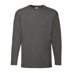 Koszulka Z Długim Rękawem Dla Dorosłych Unisex Valueweight. Zielone koszulki męskie z długim rękawem Fruit of the Loom, s, bez wzorów, sportowe, bez kołnierzyka, bez ramiączek. Za 48.99 zł.