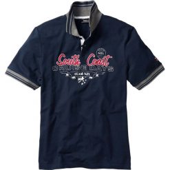 Shirt polo bonprix ciemnoniebieski. Koszulki polo męskie bonprix. Za 54.99 zł.
