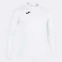 Koszulka do piłki nożnej męska Joma Academy III z długim rękawem. Białe koszulki męskie z długim rękawem Joma, m, bez wzorów, sportowe, bez kołnierzyka, bez ramiączek. Za 59.04 zł.