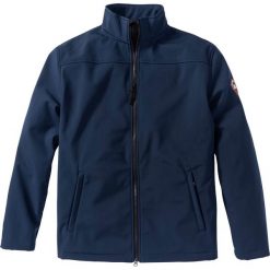 Kurtka softshell Regular Fit bonprix ciemnoniebieski. Niebieskie kurtki softshell męskie bonprix, m, z aplikacjami, z softshellu. Za 69.99 zł.