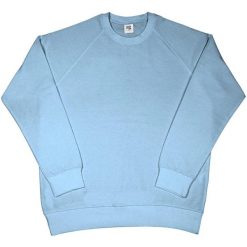 Męska Bluza Z Raglanowym Rękawem. Niebieskie bluzy nierozpinane męskie SG, m, bez wzorów, bez ramiączek, bez kaptura. Za 78.99 zł.