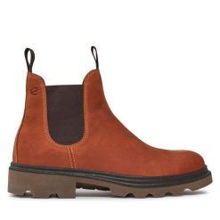 Sztyblety ECCO. Brązowe sztyblety męskie ecco, bez obcasa, bez zapięcia. Za 659.99 zł.