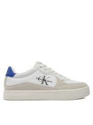 Calvin Klein Jeans Sneakersy Classic Cupsole Low Mix Mtl YM0YM01033 Biały. Białe buty sportowe na co dzień męskie Calvin Klein Jeans, m, bez wzorów, z jeansu, bez ramiączek, bez kaptura. Za 279.99 zł.