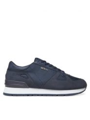 Guess Sneakersy FMTTRE FAB12 Granatowy. Niebieskie buty sportowe na co dzień męskie Guess, m, z aplikacjami, ze skóry, bez ramiączek, bez kaptura. Za 369.99 zł.