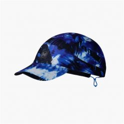 Czapka z daszkiem BUFF PACK SPEED CAP. Niebieskie czapki męskie Buff, bez wzorów, sportowe. W wyprzedaży za 118.93 zł.