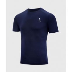 Koszulka sportowa męska Performance. Czerwone t-shirty sportowe męskie NORDICDOTS, l, bez wzorów, z elastanu, sportowe, bez ramiączek. Za 185.00 zł.