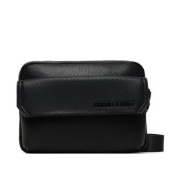 Plecak Armani Exchange. Czarne plecaki męskie Armani Exchange, bez wzorów. Za 519.99 zł.