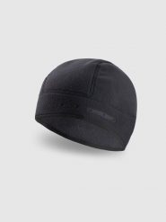 4F Czapka trekkingowa polarowa Polartec uniseks - czarna S/M. Czarne czapki męskie 4f, na zimę, bez wzorów, z materiału, biznesowe. Za 89.99 zł.