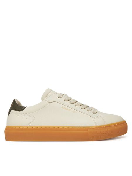 Flamingos Life Sneakersy Hampton Court Écru. Buty sportowe na co dzień męskie Flamingos' Life, m, bez wzorów, ze skóry, bez ramiączek, bez kaptura. Za 469.99 zł.