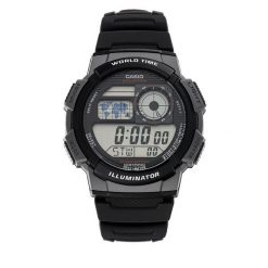Zegarek Casio. Czarne zegarki męskie Casio. Za 199.99 zł.