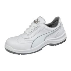 Niskie Buty Dla Dorosłych Unisex Clarity. Białe buty trekkingowe męskie Puma, bez wzorów, sportowe, bez obcasa, bez zapięcia. Za 746.99 zł.