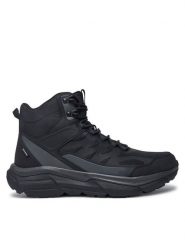 Alpine Pro Trekkingi Lerat MBTD454990PL Czarny. Czarne buty trekkingowe męskie Alpine Pro, bez wzorów, z materiału, bez zapięcia, trekkingowe. Za 349.99 zł.