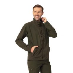 Kurtka myśliwska męska Tagart Starbak ochrona przed wiatrem i zimnem. Zielone kurtki outdoor męskie TAGART, m, bez wzorów, bez kaptura, outdoorowe. Za 559.00 zł.