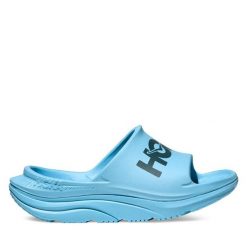 Klapki Hoka. Niebieskie klapki i japonki męskie HOKA, bez wzorów. Za 299.99 zł.