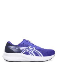 Asics Buty do biegania Patriot 14 1011C050 Niebieski. Niebieskie buty do biegania męskie Asics, bez wzorów, z meshu, bez zapięcia, do biegania. Za 299.99 zł.