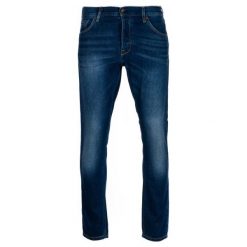 Mustang Jeansy Męskie Tapered 32/34 Ciemnoniebieski. Niebieskie jeansy męskie Mustang, z bawełny. Za 349.00 zł.