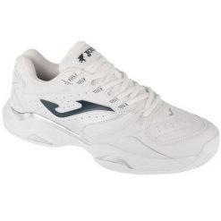 Buty Tenisowe Unisex Dla Dorosłych Master 1000. Białe buty trekkingowe męskie Joma, bez wzorów, sportowe, bez obcasa, bez zapięcia. Za 249.99 zł.