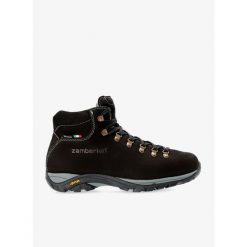 Buty turystyczne męskie Zamberlan New Trail Lite Evo GTX. Czarne buty trekkingowe męskie Zamberlan, bez wzorów, sportowe, bez obcasa, bez zapięcia. Za 1,059.60 zł.