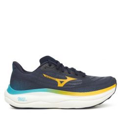 Buty do biegania Mizuno. Czarne buty do biegania męskie Mizuno, bez wzorów, bez zapięcia, do biegania, mizuno wave. Za 559.99 zł.