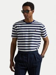 Polo Ralph Lauren T-Shirt 710803479030 Biały Custom Slim Fit. Białe koszulki polo męskie Polo Ralph Lauren, m, bez wzorów, z bawełny, bez kołnierzyka, bez ramiączek. Za 399.99 zł.
