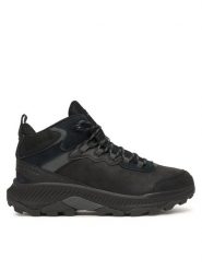 Merrell Trekkingi Speed Strike 2 Leather Mid Waterproof J038071 Czarny. Czarne buty trekkingowe męskie Merrell, bez wzorów, z nubiku, bez zapięcia, trekkingowe. Za 599.99 zł.