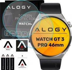 Alogy 2x Szkło Hartowane do Huawei Watch GT3 GT 3 Pro 46mm ochronne na smartwatch Alogy Screen Protector Watch+. Brązowe zegarki smartwatch Alogy. Za 24.73 zł.