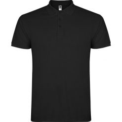 Męska Koszulka Polo Star. Czarne koszulki polo męskie ROLY, m, bez wzorów, retro, bez kołnierzyka, bez ramiączek. Za 69.99 zł.