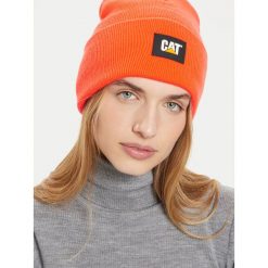 Czapka CAT Footwear. Brązowe czapki męskie CAT Footwear, na zimę, bez wzorów. Za 99.99 zł.