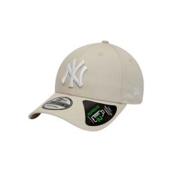 Czapka z daszkiem New Era MLB New York Yankees. Białe czapki męskie New Era, bez wzorów, sportowe. Za 163.00 zł.