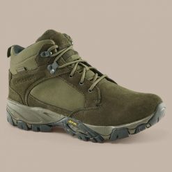 Buty trekkingowe Craghoppers Salado. Zielone buty trekkingowe męskie Craghoppers, bez wzorów, bez zapięcia, trekkingowe. W wyprzedaży za 497.35 zł.