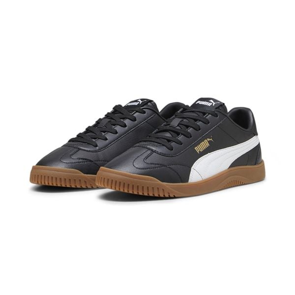 Sneakersy PUMA Club 5v5 PUMA Black White Gold. Białe buty sportowe na co dzień męskie Puma, m, bez wzorów, z materiału, casualowe, bez ramiączek, bez kaptura, do piłki nożnej. Za 372.00 zł.