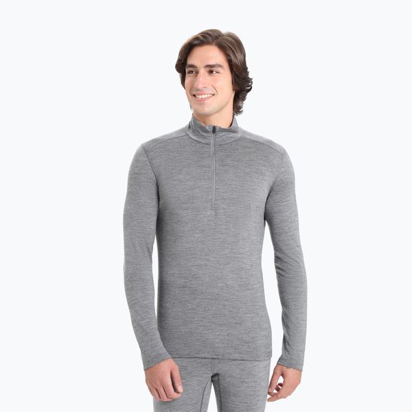 Bluza termoaktywna męska icebreaker Merino 200 Oasis Half Zip. Szare bielizna termoaktywna męska Icebreaker, m, bez wzorów, bez ramiączek, narciarskie. Za 359.99 zł.